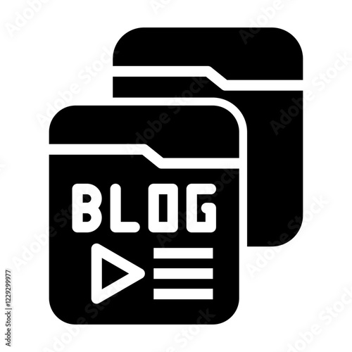 blogging Solid icon