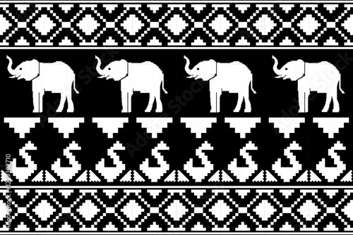 elephants pattern, mandala
Beautiful Thailand,thai pattern,seamless,Traditional,ethnic,fabric pattern for textiles,rugs, wallpaper,clothing, sarong,batik,wrap,embroidery,print,background,cover, illust