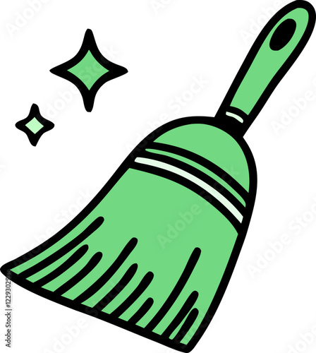 home cleaning tools vector image svg icon