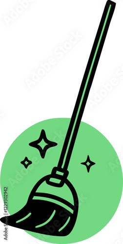home cleaning tools vector image svg icon