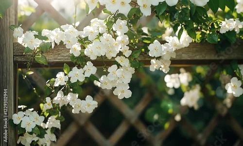 white cherry blossom