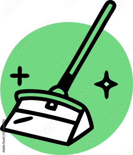home cleaning tools vector image svg icon