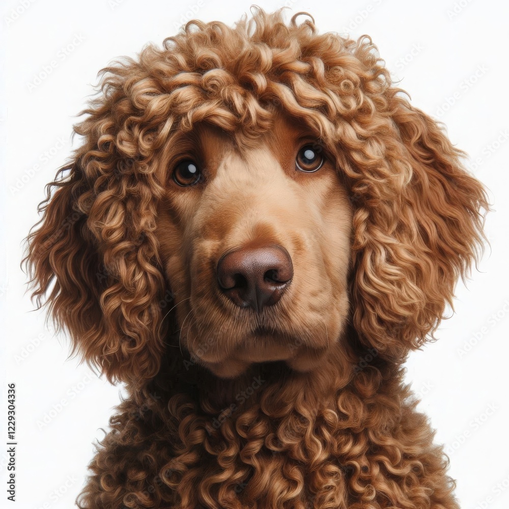 This charming dog captures attention with its fluffy, golden curls and soulful gaze. Set against a neutral backdrop, its playful spirit and friendly demeanor shine through effortlessly This charming dog captures attention with its fluffy, golden curls and soulful gaze. Set against a neutral backdrop, its playful spirit and friendly demeanor shine through effortlessly