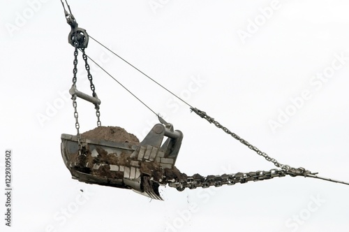 Bucket of a brown coal digger