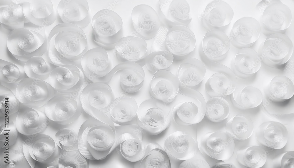 Joyful ribbon billowing in the wind, surrounded by lush white details enhancing a whimsical atmosphere Joyful ribbon billowing in the wind, surrounded by lush white details enhancing a whimsical atmosphere