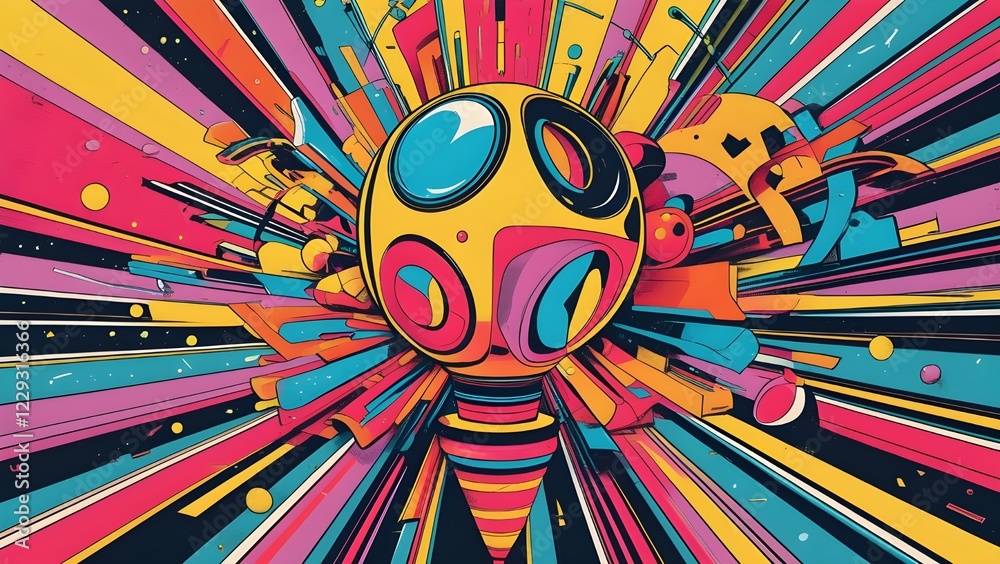 Fototapeta premium Pop art