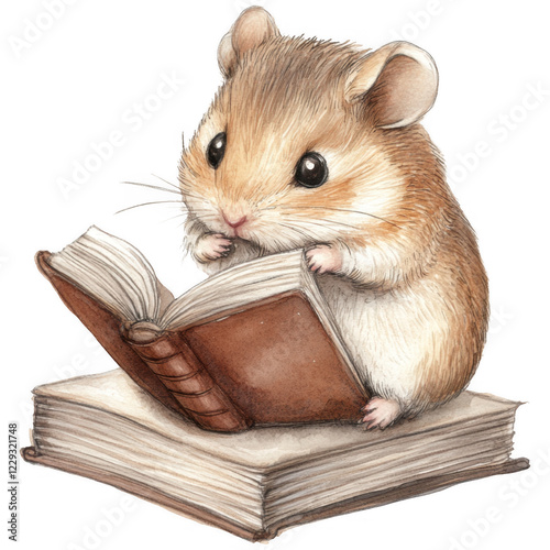 Hamster Clipart Vector Illustration – Cute Cartoon Hamster Design