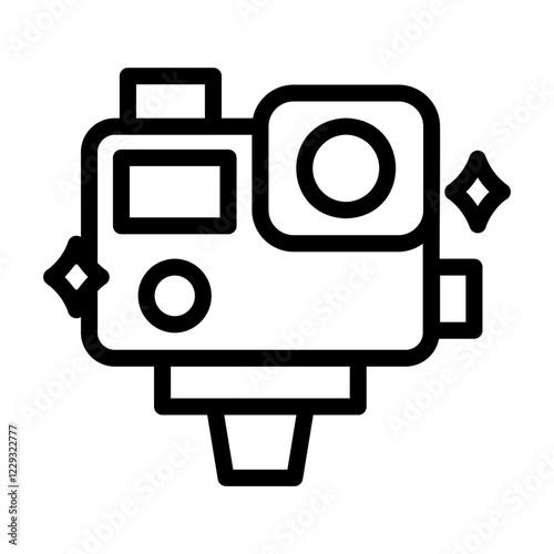 camera Line Icon