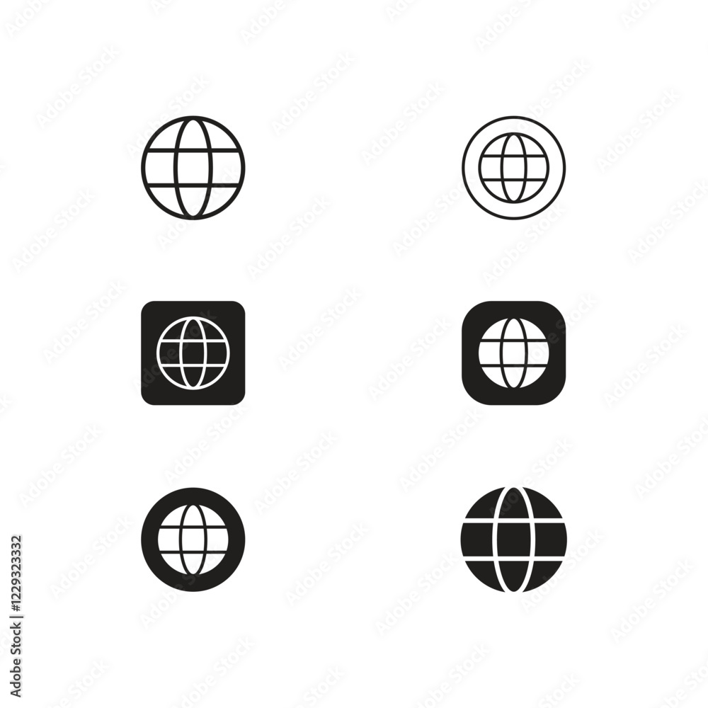 set of web design icons vector illustration for business card flyer design set of web design icons vector illustration for business card flyer design