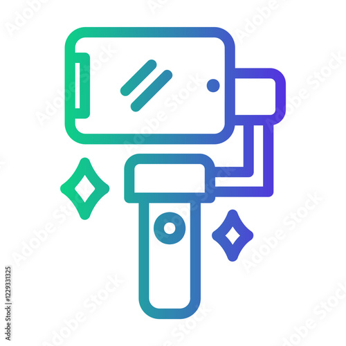 stabilizer Line Gradient Icon