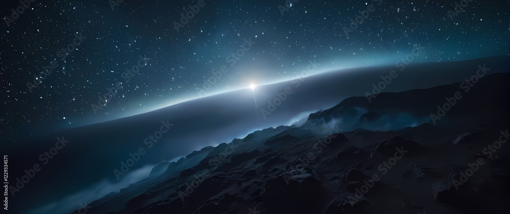 Fototapeta premium A fantastical journey through the stars capturing brilliance within cosmic exploration