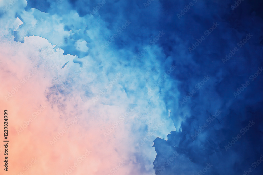 Fototapeta premium Blending colors creating a tranquil abstract scene