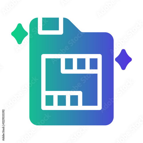 simcard Gradient icon