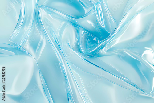 Abstract Fluid Glass Background