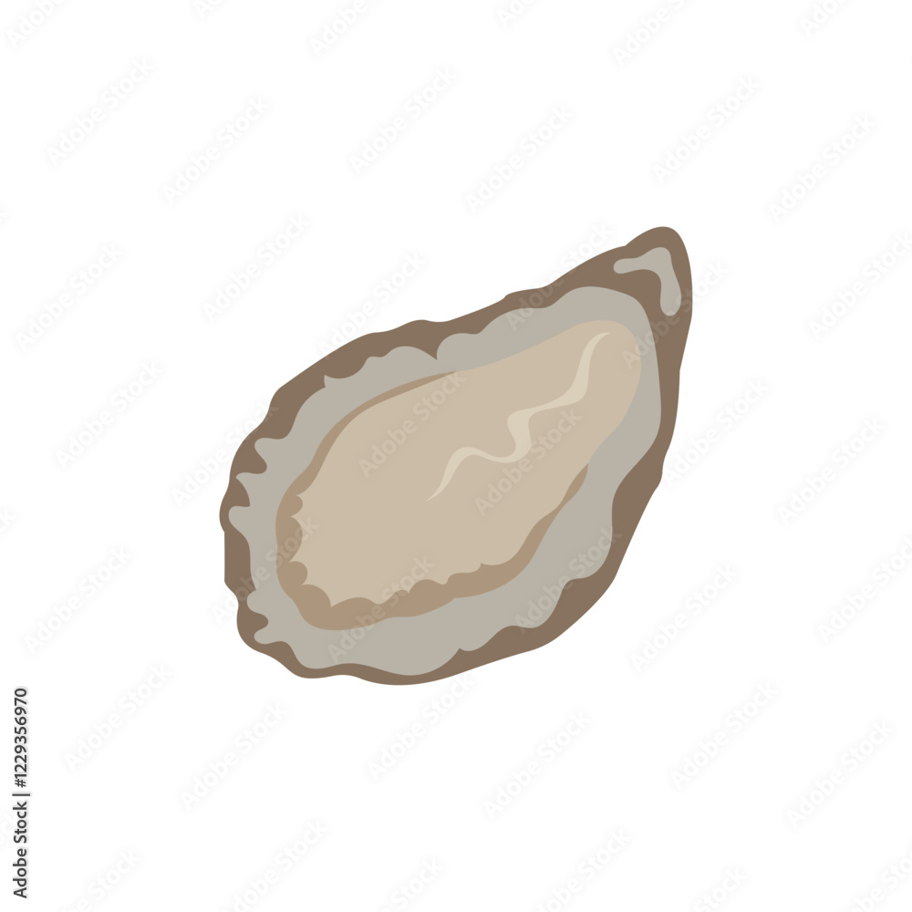 Oyster sea food vector symbol illustration Oyster sea food vector symbol illustration