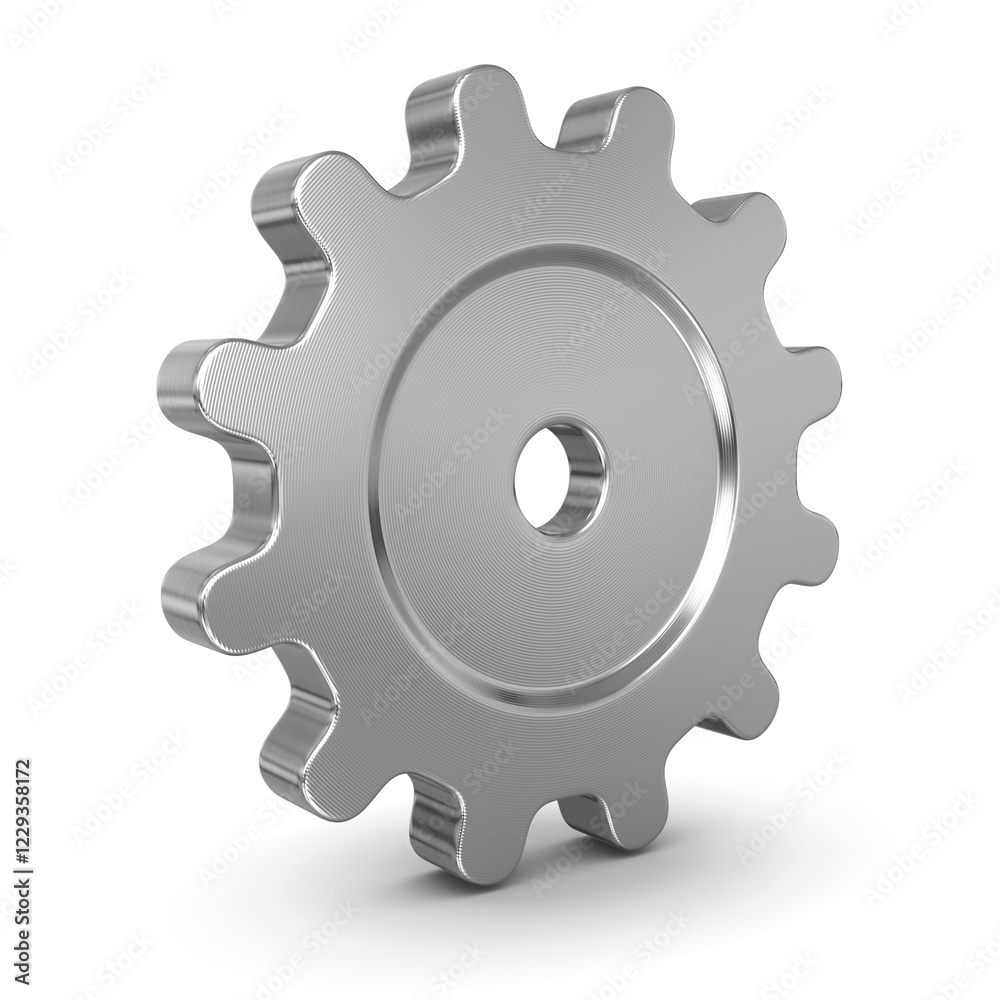 Chrome Gear, This is a computer generated and 3d rendered picture Chrome Gear, This is a computer generated and 3d rendered picture