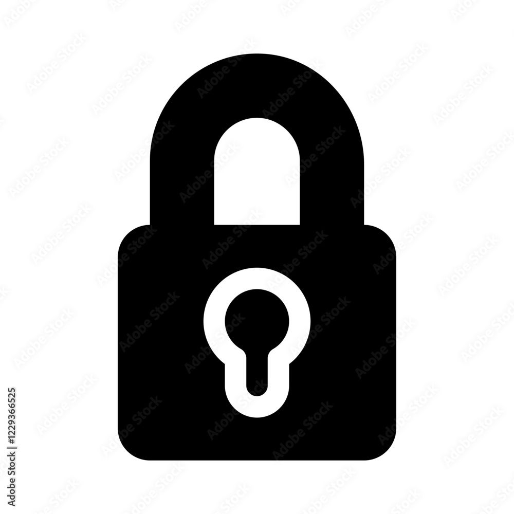 data security glyph icon