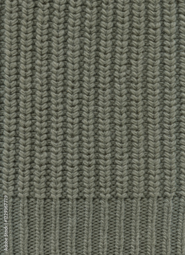 green knitted wool fabric texture background