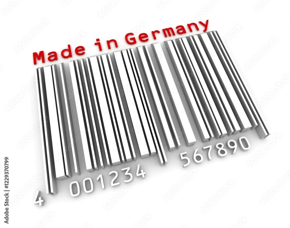 Made in Germany, 3d rendered image Made in Germany, 3d rendered image