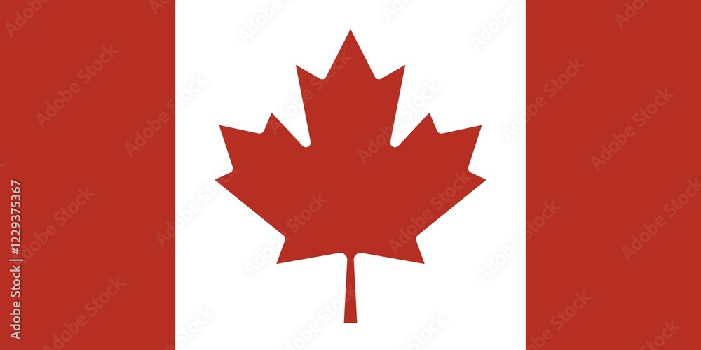 Flag of Canada, Vector illustration Flag of Canada, Vector illustration