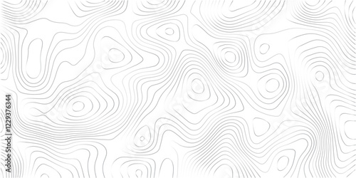 "Modern Transparent PNG Map with Flowing, Wavy Topographic Lines and a Pure White Background, Crafted for High-End Digital Mapping, Sleek Graphic Design, and Professional Cartographic Applications"