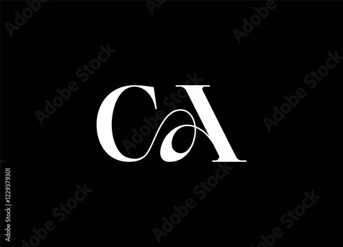 CA logo desing and monogram logo
