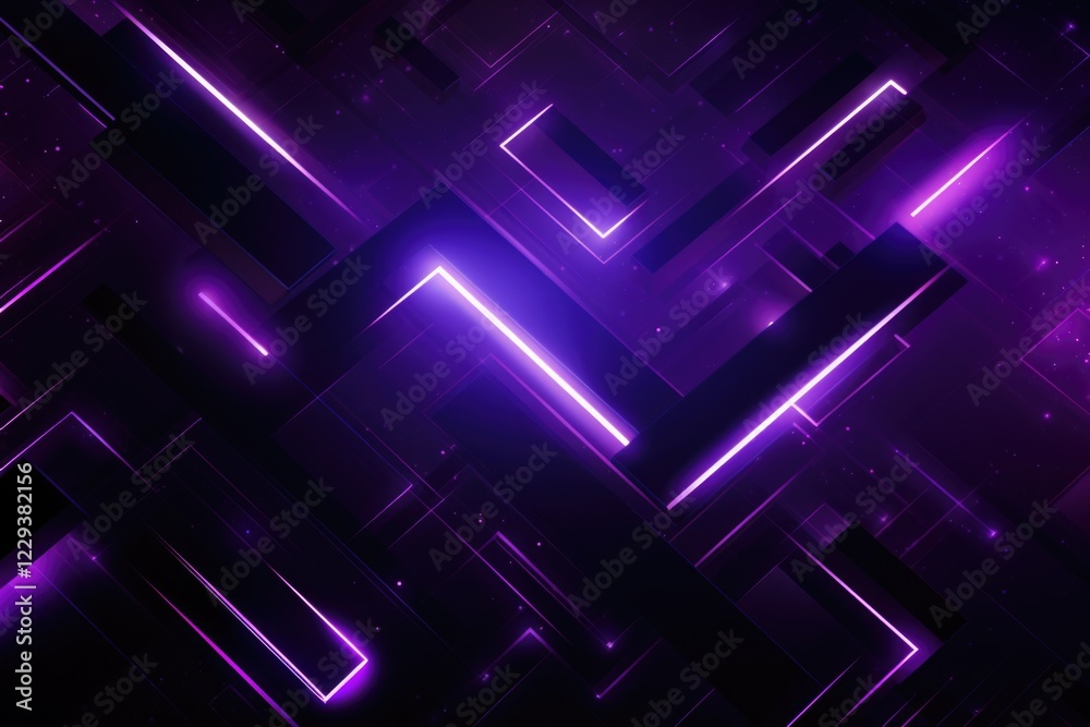 Purple background in concept of futuristic flat geometric Purple background in concept of futuristic flat geometric