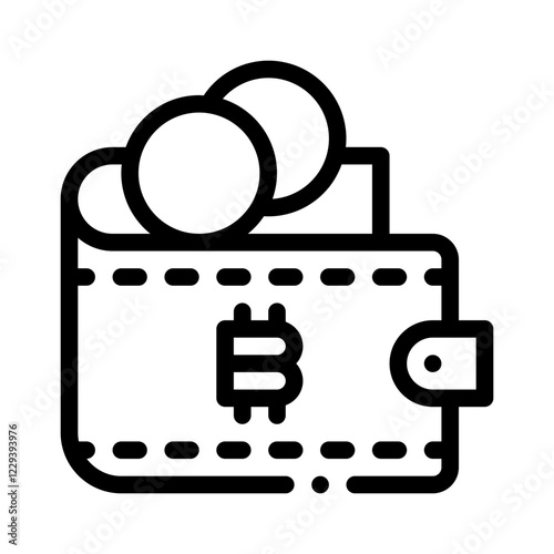 wallet line icon