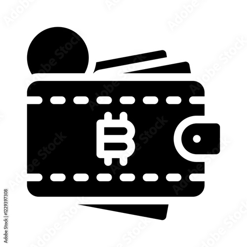wallet glyph icon