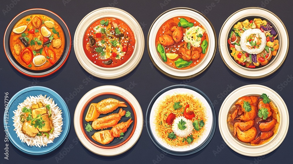 food , chicken, Many different foods. Hummus, prawns, seekh kebab, butter chicken, grilled chicken, with rice. large collection of Food set .Social media food square web banners, flyers food , chicken, Many different foods. Hummus, prawns, seekh kebab, butter chicken, grilled chicken, with rice. large collection of Food set .Social media food square web banners, flyers