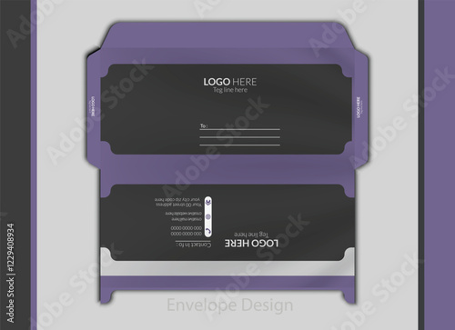 Modern Corporate Envelope Design Template