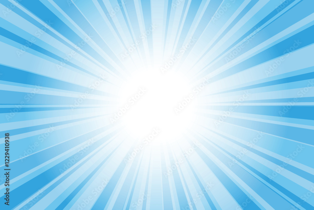 Abstract glowing blue sunburst background. Carolina blue glow effect sunburst background for presentation, banner, poster, flyer, sales. Modern pop art poster for summer and spring. Abstract glowing blue sunburst background. Carolina blue glow effect sunburst background for presentation, banner, poster, flyer, sales. Modern pop art poster for summer and spring.