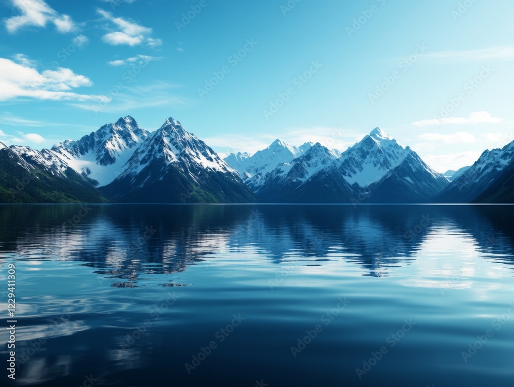 Breathtaking Mountain Landscape Reflection Breathtaking Mountain Landscape Reflection