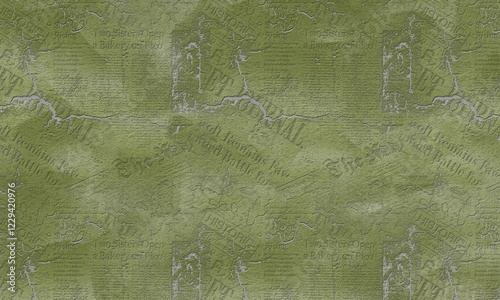 Textured Olive Green Fabric Background