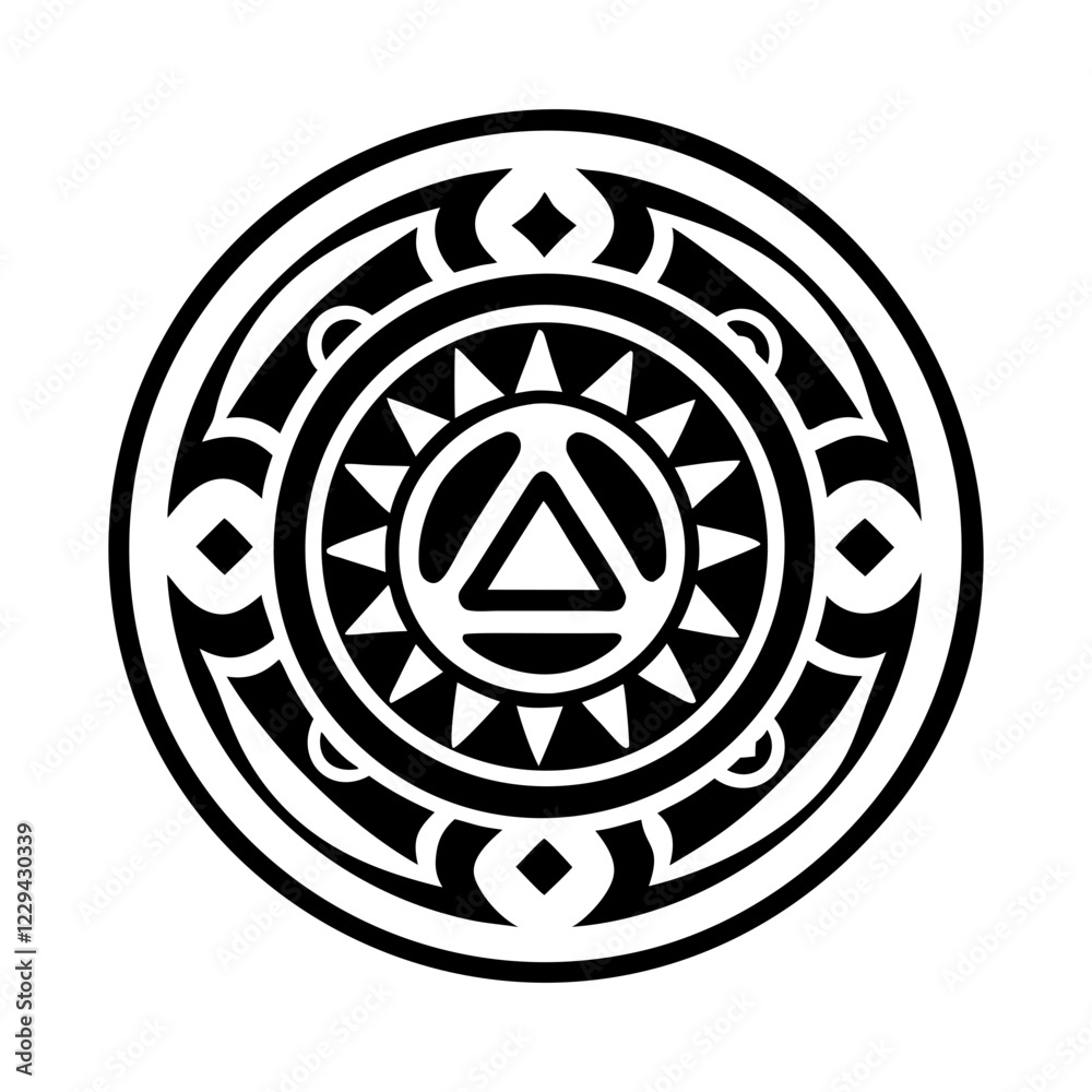 Ancient coin icon in glyph style Ancient coin icon in glyph style