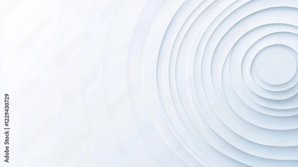 Abstract white background with circular patterns Abstract white background with circular patterns