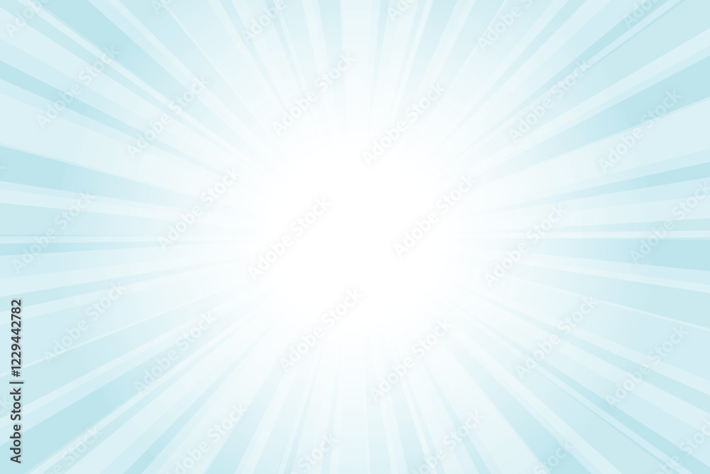 Abstract glowing blue sunburst background. Powder blue glow effect sunburst background for presentation, banner, poster, flyer, sales. Modern pop art poster for summer and spring. Abstract glowing blue sunburst background. Powder blue glow effect sunburst background for presentation, banner, poster, flyer, sales. Modern pop art poster for summer and spring.