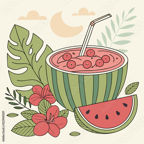  Tropical Watermelon Wonder A Summer Escape in Every Sip