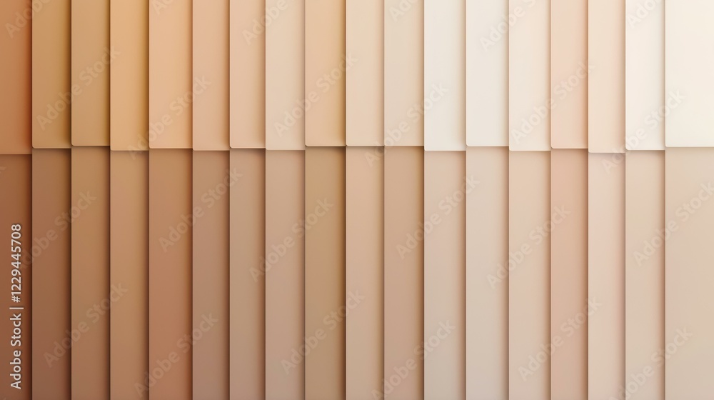 Skin tone gradient chart; various shades; color palette; background; design element; website, app, or presentation Skin tone gradient chart; various shades; color palette; background; design element; website, app, or presentation