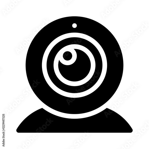 webcam glyph icon