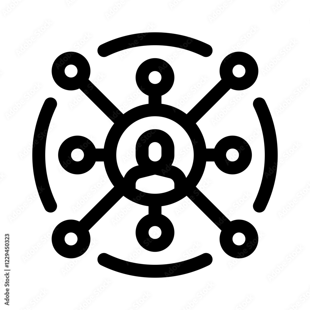 collaboration values line icon collaboration values line icon