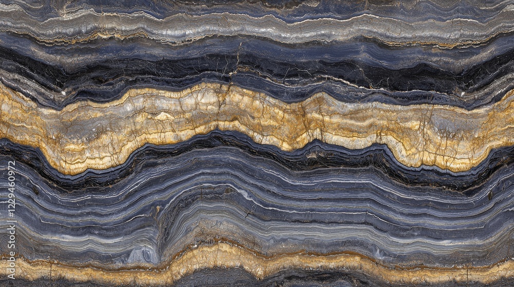 Fototapeta premium A dark navy blue grunge stone wall texture, beautifully abstract, with a rough indigo blue marble background