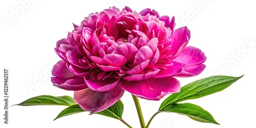 Pink Peony Close-up, Urban Exploration, Isolated Background, Design