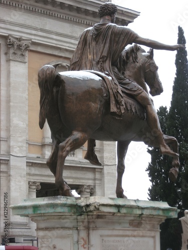 Marco Aurelio -Piazza del Campidoglio - Roma  photo