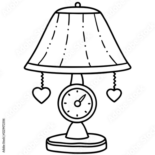 vector table lamp