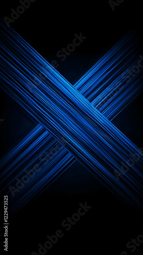 Abstract Blue Light Trails ...