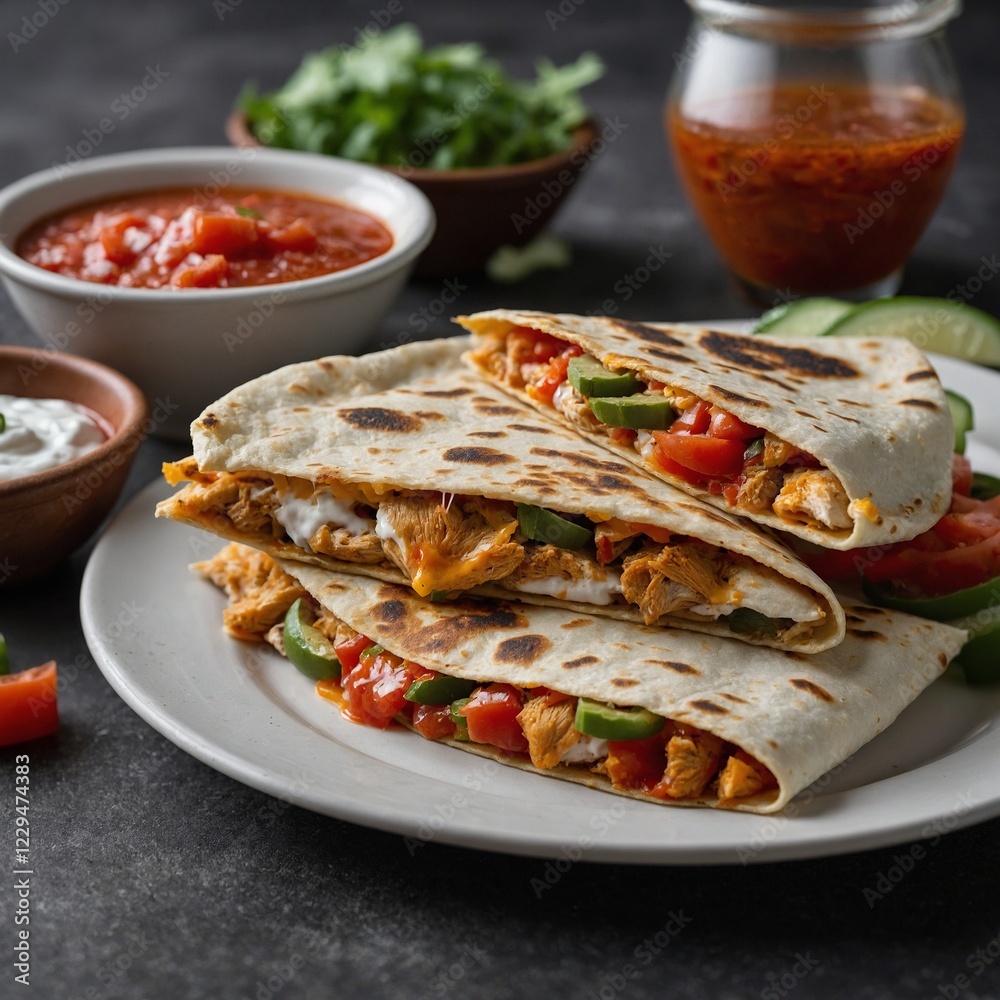 Mexican Food Flavorful Fiesta Explore Our Quesadilla Photo Collection pizza quesadilla with tomato sauce,and cheese. Mexican quesadillas with copy space on colorful background Mexican Food Flavorful Fiesta Explore Our Quesadilla Photo Collection pizza quesadilla with tomato sauce,and cheese. Mexican quesadillas with copy space on colorful background