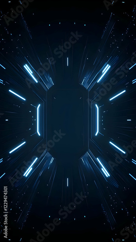 3D Abstract Background with...