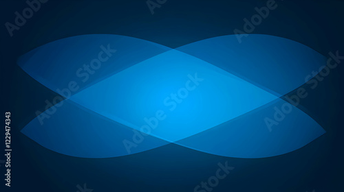 Abstract Blue Background wi...