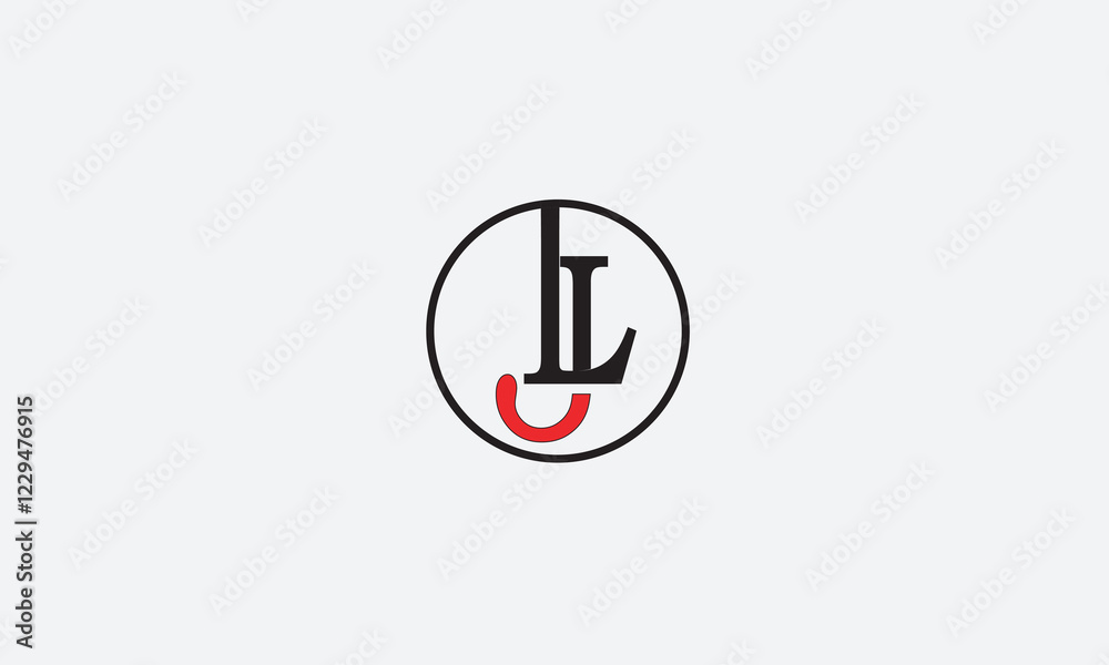 JL, LJ , J , L , Abstract Letters Logo Monogram JL, LJ , J , L , Abstract Letters Logo Monogram